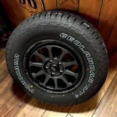 RAV4用⭐️245/65R17⭐️YOKOHAMA A/T4⭐️マットブラック⭐️４本 RAV4用⭐️245/65R17⭐️YOKOHAMA A/T4⭐️マットブラック⭐️4本