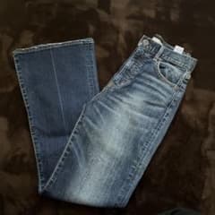 美品　moussy フレアデニム　24のサムネイル