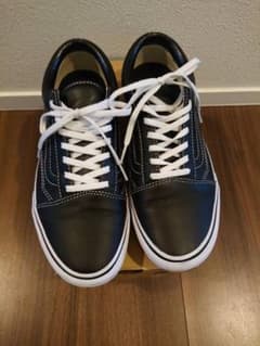 ドラえもん様専用VANS バンズ オールドスクール　レザーのサムネイル