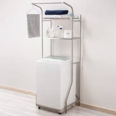 ニトリ　伸縮ステンレス洗濯機ラック(BH03) 2年ほど使用