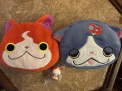 妖怪ウォッチ ぬいぐるみポーチ 2種 ＆ キーホルダー セットのサムネイル