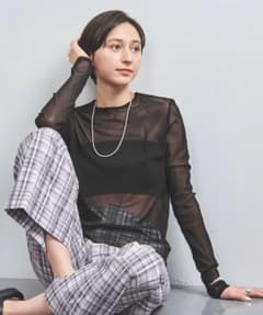 UNITED ARROWS チュール ジャージー カットソー【タグ付き】のサムネイル