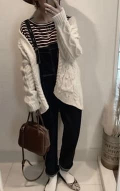 FREAK'S STORE ポップコーンケーブルニットカーディガン FREAK'S STORE（フリークスストア） ニット セーター 「セットアイテム