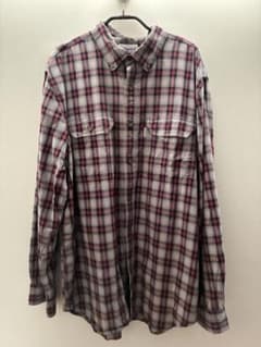 り*う様 Carhartt チェックシャツ 長袖 Lのサムネイル