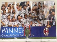 サッカー雑誌 付録ポスター 1枚 Aのサムネイル