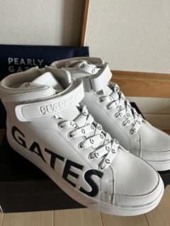 【PEARLY GATESサイドロゴミドルカット26.5cmスパイクシューズのサムネイル