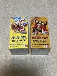 ワンピースカード 神の島の冒険 世界最強の戦士 2BOXセット - メルカリ