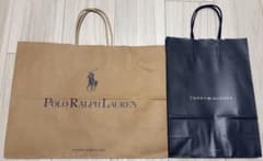 Polo Ralph Lauren & Tommy Hilfiger 紙袋セットのサムネイル