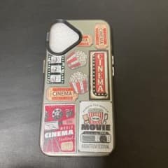 iPhone16用ケース シネマデザイン レトロ柄のサムネイル