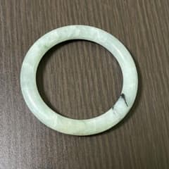 翡翠　バングル　天然石　グリーン　アクセサリー　ヴィンテージ　レトロ