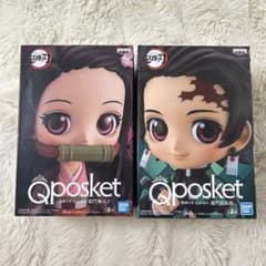 귀멸의 칼날 슌몬 禰豆子 썰문 탄지로 Qposket 2체 세트