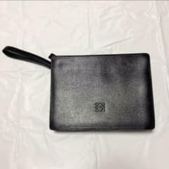【美品】ロエベ『LOEWE』セカンドバッグ ブラック 黒のサムネイル