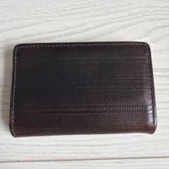 COACH ブラウン レザー 名刺入れ - メルカリ