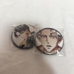 進撃の巨人 リヴァイ・アッカーマン Art-pic 缶バッジ まとめ売り