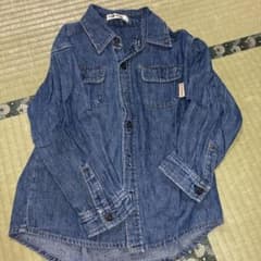 長袖シャツ デニム 110のサムネイル