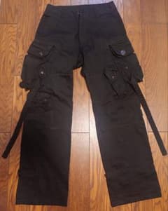JULIUS resonance; ガスマスクカーゴパンツ size1 ブラックのサムネイル