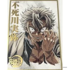 不死川実弥 鬼滅の刃 WEBSHOPくじ コミケ C107 B賞 アクリル色紙
