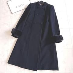 美品✨MADISONBLUE ノーカラー ベルテッドリバーコート ダブルフェイス 美品✨MADISONBLUE ノーカラー ベルテッドリバーコート ダブル