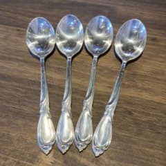 カクテル用スプーン、純銀スターリングシルバー 純銀 スターリングシルバー】スプーン4本 - メルカリ