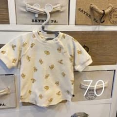 プーさん　ワッフルtシャツ　男の子　女の子のサムネイル