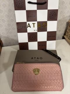 ノギATAO スリモ ピンク 長財布 L字ファスナー 美品 箱付き ATAO スリモ ピンク 長財布 L字ファスナー 美品 箱付き - メルカリ