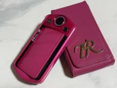 CASIO EXILIM TR-350 본체 핑크 전용 케이스 첨부 카메라 가동
