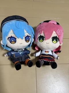 ホロライブ ぬいぐるみ さくらみこ 星街すいせい 2体セットのサムネイル