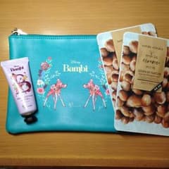 イザノックス 　バンビ　ポーチ&ハンドクリームのサムネイル