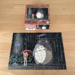 My Neighbor Totoro: Rainy Bus Stop Jigsaw Puzzle, 108 Pieces