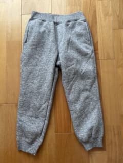 UNIQLO（ユニクロ）ボアスウェットパンツ【サイズ110／グレー／新品未使用】 - 4