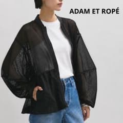 ADAM ET ROPE ドロストシアーメッシュカーディガン ジャケット - メルカリ