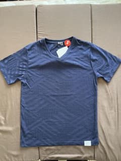 新品未使用　NAVY JEANS Vネック Tシャツ S ネイビーのサムネイル