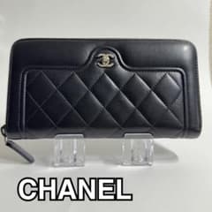 CHANEL シャネル 長財布 マトラッセ ターンロック ラウンドファスナーのサムネイル