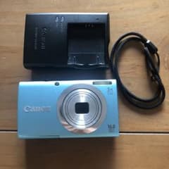 作例あり】Canon powershot A2400 is コンデジ ブルー - メルカリ