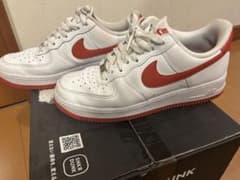 Nike Air Force 1 ホワイト/レッド スニーカーのサムネイル