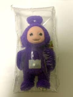 テレタビーズ　お腹キラキラぬいぐるみ　パープル　紫　アミューズメント景品