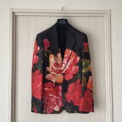 ALEXANDER MCQUEEN フラワープリント テーラードジャケット ALEXANDER MCQUEEN フラワープリント テーラードジャケット - メルカリ