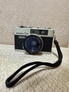 【ジャンク品】Konica C35 ブラック コンパクトフィルムカメラ Konica C35 フィルムカメラ ジャンク - メルカリ