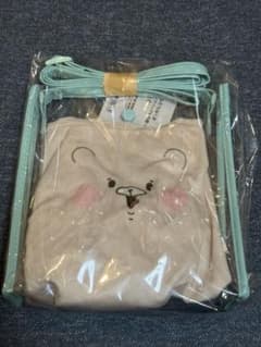 ともだちはくま クリアバッグ&巾着セット 水色