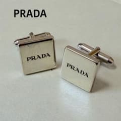 ☆極美品☆PRADA プラダ カフリンクス カフスボタン シルバー 925