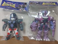 【新品】トランスフォーマー　ソフビ人形 ビーストウォーズ コンボイ メガトロン 新品】トランスフォーマー ソフビ人形 ビーストウォーズ コンボイ