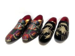 メンズ スリッポン 刺繍入り 3足セットのサムネイル