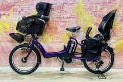 K2778 電動自転車ブリヂストン アンジェリーノ 子供乗せ 20インチ送料 