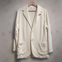 26SS LARDINI ニットジャケット ラルディーニ リネン シルク S - メルカリ
