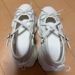 AS KNOW AS plus 厚底 リボンスニーカーサンダル アイボリー Lのサムネイル