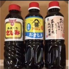 九州醤油✨おすすめ✨いろいろ✨✨360ml×3本セットのサムネイル