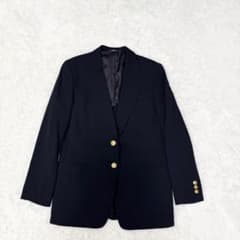 アクアスキュータム】美品☆ジャケット ウール 金ボタン Aマーク 黒