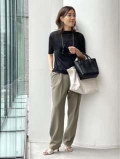 21SS アパルトモン KALLMEYER リネン ロールネックニットTシャツ