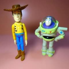 ハッピーセット トイストーリー ウッディ バズ フィギュア 2体 ゼンマイのサムネイル