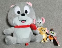 톰과 제리 봉제인형 마스코트 4마리 세트
